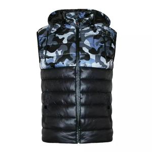 Usine directe taille personnalisée M-3XL 100% Polyester imperméable à capuche bulle Bomber veste fermeture à glissière pour hommes hiver grande taille - Product Image 5