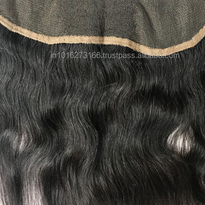 HD pour Lace Frontal 28-30 Pouces Cheveux Vierges Brésiliens Vague de Corps Doux Indien Extension de Perruque de Cheveux Humains dans un Style Noir Naturel - Product Image 1