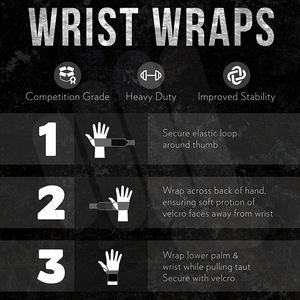 Calidad profesional envolturas de muñeca apoyo para cinturón de levantamiento de peso envolturas de muñeca - Product Image 6
