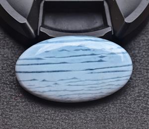 Ovalado azul ovalado, piedras preciosas personalizadas, forma y tamaño bien pulido, hechas a mano - Product Image 2