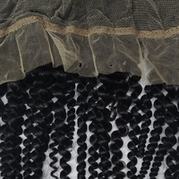 Extensions de cheveux Remy indiens bouclés crépus personnalisées 13X4 13X6, épaisses, à double trame, en lots, queues de cheval