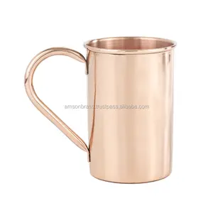 Bar Usage Beer Mug Moscow Mule Copper Soft Drinking Mug Copper Sheet Hammered Design With Copper Mug
