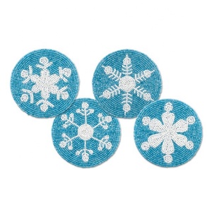 Décoration de Table de mariage en forme de fleur, tapis à perles, napperons et dessous de verre, 1 pièce - Product Image 3