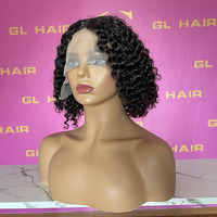 Goodluckchinese Online Markets Afterpay Perruque de Cheveux Humains Naturels Vente en Gros Vraie Chevelure Ondulée Frisée Water Wave