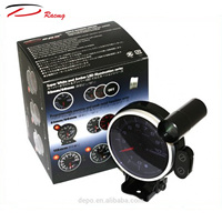 GPS sensörü 115mm hız ölçer japonya Pointer sessiz otomatİk speedometre ölçü evrensel araba beyaz Amber LED