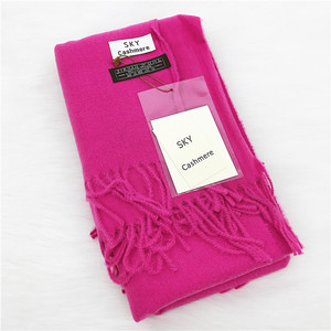 Fashional Grande Formato Morbido Hijab Del Cotone di Inverno Delle Donne Della Sciarpa del Hijab Scialle di Cachemire Sciarpa - Product Image 3