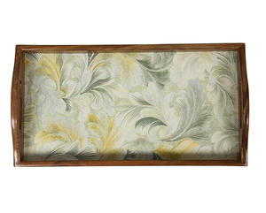 Plateau de service en bois écologique de taille personnalisée Design classique pour la vente en gros de restaurant d'hôtel à la maison - Product Image 3