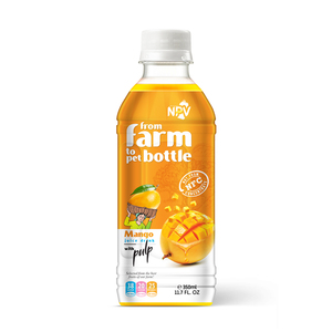 Venta al por mayor 350ml botella de PET jugo de mango natural y puro bebida precio bajo Venta caliente con bajo MOQ ingredientes agua azúcar - Product Image 1