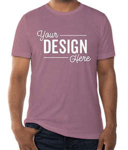 Camisetas ajustadas con logotipo personalizado unisex de algodón peinado - Product Image 1