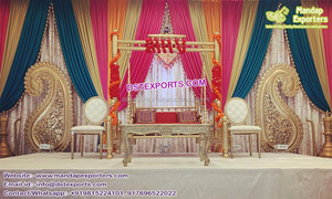 Stylish Muslim <b>Mehndi</b> Sangeet Stage Arabian Sangeet Ceremony Stage & Swing Muslim <b>Mehndi</b> Sangeet Stage Setup - Product Image 6