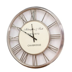 Horloge murale en métal de qualité supérieure, accessoires muraux décoratifs modernes en gros pour la décoration de bureau et de la maison - Product Image 1