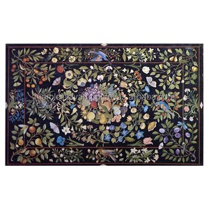 Mesa de trabajo con incrustación manual, Tops - Product Image 1