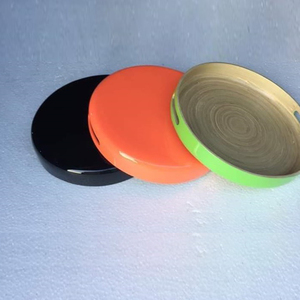 ถาดเก็บของทำมือจากวัสดุธรรมชาติ  งานฝีมือ  รูปทรงกลม/สี่เหลี่ยม  ขนาดตามสั่ง  วัสดุ MDF  ตกแต่งด้วยเปลือกหอย  เป็นมิตรกับสิ่งแวดล้อม  ใช้งานได้หลากหลาย - Product Image 2