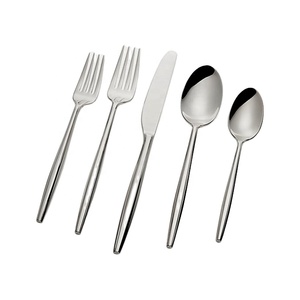 Ensemble de couverts nouveau design ensemble de couverts à poignée ronde en acier inoxydable des deux côtés avec nickel argenté - Product Image 1