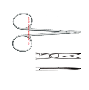 BONN FINE CISEAUX D'OPÉRATION DROITE SHARP/SHARP POINT 9CM Instruments Chirurgicaux Fabricant et Exportateur - Product Image 5