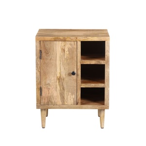 Hot Selling Solid Wood Bed <b>Side</b> <b>Tables</b> Living Room Furniture with Wooden Drawer Doors Cabinet Home Farmhouse Bathroom Hall Decor - Product Image 2