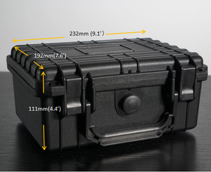 9-inch trường hợp nhỏ không thấm nước nhựa trường hợp khó khăn với Pick và nhổ bọt - Product Image 2