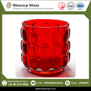 Fournisseur d'usine Bougeoir décoratif en verre coloré pour la maison Bocaux en verre décoratif au meilleur prix - Product Image 3