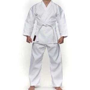 Kimono de karaté de couleur blanche, uniforme de karaté 100% coton uniforme de karaté Blue Tradition - Product Image 1