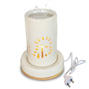 Premium <b>Ceramic</b> Electric Aroma Oil <b>Diffuser</b> Lamp Handcrafted Table <b>Diffuser</b> | Essential Oil Burner for Home Spa Decor Relaxation - Product Image 1
