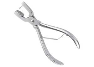 Fourche à poinçonner en caoutchouc ivoire, 6 trous, instruments dentaires de haute qualité, INSTRUMENTS dentaires en acier inoxydable - Product Image 5