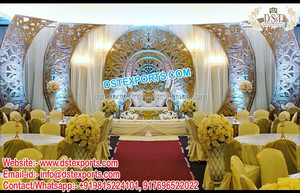 Panneau arrière en Fiber pour cérémonie de mariage, de style asiatique, en conception moderne r-u, élégant, pour scène de mariage - Product Image 6