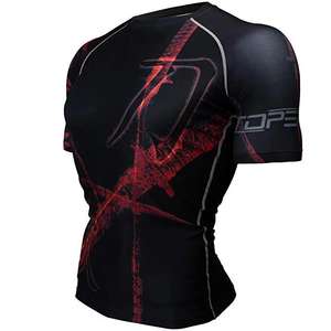 Meilleure qualité en gros MMA Rashguard manches longues Jiu Jitsu Fitness maillots de bain avec logo personnalisé imprimé 'Rush Guard' - Product Image 5