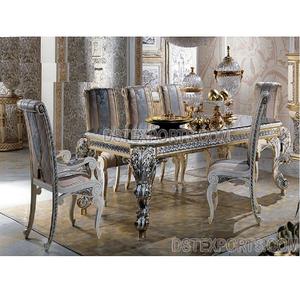 Ensemble de Table à manger de Style Baroque classique, luxueux, or Royal, Set de Table à manger, de Style italien, nouvelle collection - Product Image 1