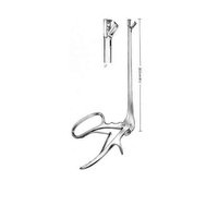 Forceps cervicaux Tischler Kevorkian, longueur 20 cm, mâchoires de préhension 3x7 mm