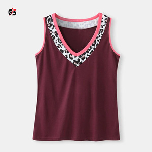 Camisetas sin mangas para mujer, producto más reciente, 100% poliéster, impresión por sublimación, ropa informal para gimnasio y Fitness, moda OEM para mujer - Product Image 5