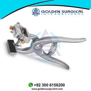 Conjunto de tatuaje con cabeza giratoria, con liberación de oreja, marcado de animales, instrumentos de veterinaria, marcado de cerdo - Product Image 2