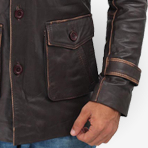 New Arrival <b>Men's</b> Lightweight Waterproof Breathable High Quality <b>Leather</b> Motorcycle <b>Jacket</b> Stylish Winter at Cheap Price - Product Image 5