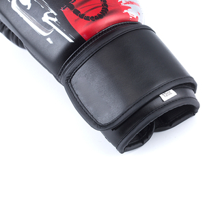 Guantes de Kickboxing de cuero hechos a máquina de calidad superior Gel Sparring Training Guantes de entrenamiento para boxeo para artes marciales - Product Image 5