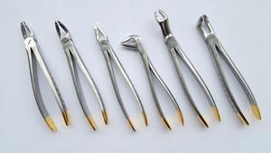 Instrumental Dental, Juego de 6 Fórceps para Extracción Dental Atraumática en Niños, Acero Inoxidable de Grado Médico con Acabado Espejo - Product Image 2