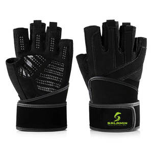 Guantes de poliéster unisex con logotipo personalizado para entrenamiento, populares en Europa para culturismo y entrenamiento deportivo - Product Image 1
