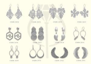 Pendientes de plata de ley 925 con diseño de luna creciente, joyería fina hecha a mano, con chapado en oro, para casa de plata - Product Image 5