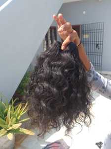 Extensiones de Cabello Humano Virgen Remy Indio 100% Natural Ondulado Sin Procesar al por Mayor, Alta Calidad, Suave, de un Solo Donante, Cutícula Alineada - Product Image 4