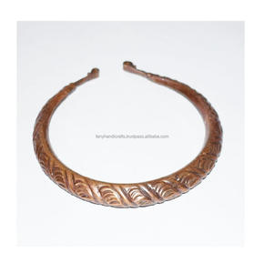 Collar llamativo con pechera para mujer, gargantilla de cobre antiguo, joyería - Product Image 4