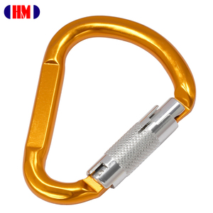 Outdoor Hook Fall Protect D Shaped Climbing Aluminum Alloy Carabiner - Product Image 1