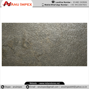 Feuille de finition en ardoise naturelle, dorée et verte, Anu Impex - Product Image 3