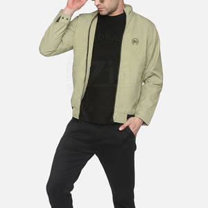 Chaqueta de bombardero transpirable de marca privada para hombre, chaquetas de bombardero cómodas para uso en exteriores a bajo precio - Product Image 3