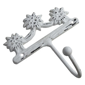 Ganchos de puerta en forma de moneda redonda, calidad fresca, color blanco, diseño de acabado pintado, ganchos colgantes - Product Image 6