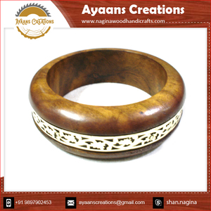 AYAANS 2024 New Factory Sale Best Quality Wooden <b>Bangles</b> <b>Bracelet</b> Unpolished Stylist for Sale at Lowest Price - Product Image 2