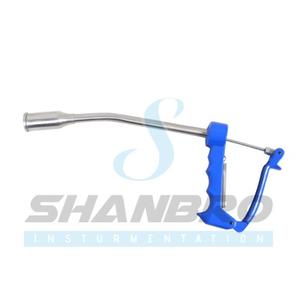 V Grip - Customize Calcium Bolus Applicator Stainless Steel Light Weight Bolus Gun <b>Disinfection</b> <b>Equipment</b> SHANBRO 100pcs SB-501 - Product Image 3