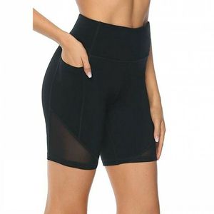 Pantalones cortos de compresión con bolsillo móvil para mujer, pantalones cortos de baloncesto con diseño atractivo, precio barato, último diseño - Product Image 3