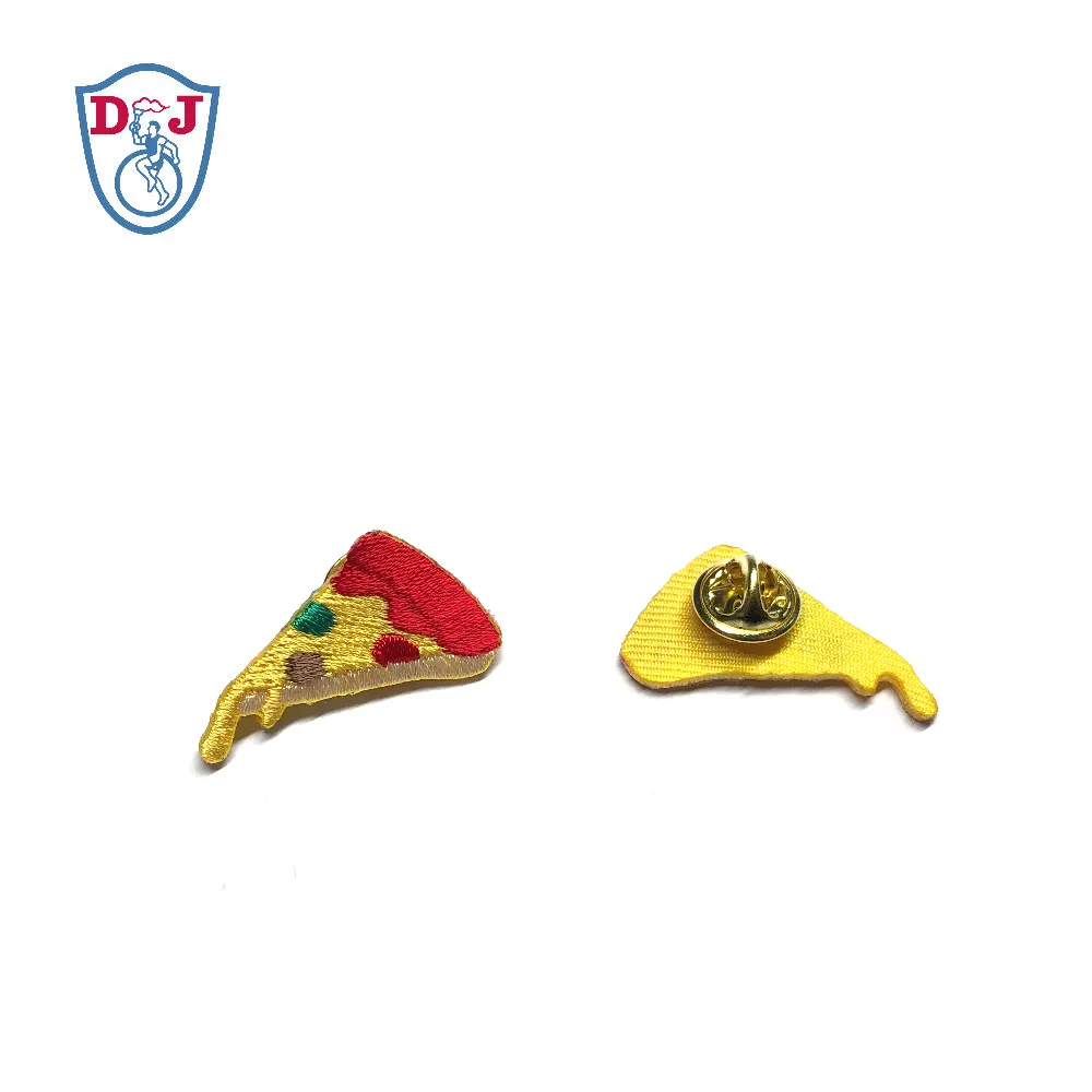Pins Badges Pizza Embroidered Design lapel pins