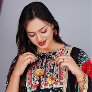 Pantalon DUPATTA KURTI ANARKALI, pour travail à la main, en rayonne lourde, livraison gratuite - Product Image 1