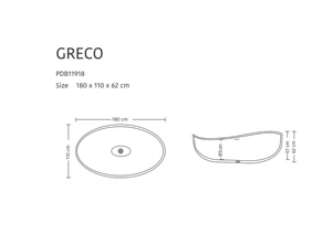 Función de remojo de bañera acrílica independiente para baño de piedra pequeña de tamaño personalizado con accesorio de drenaje inspirado en terrazo - Product Image 4