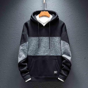 EVERGLOW — sweat-shirt à capuche deux tons pour hommes, sweat-shirt imprimé Hip Hop, vente en gros, automne, - Product Image 2