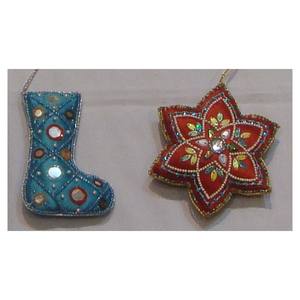 Christmas <b>Tree</b> Decorative <b>Star</b> & Stocking Hanging Ornament - Product Image 1